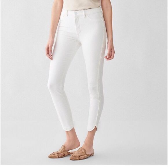 DL1961 Farrow Cropped High Rise Instasculpt Skinny Jeans Size 29 - Picture 1 of 9